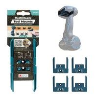 StealthMounts Blue Tool Mounts For Makita 18V LXT Tools (4 Pack) &pound;14.95